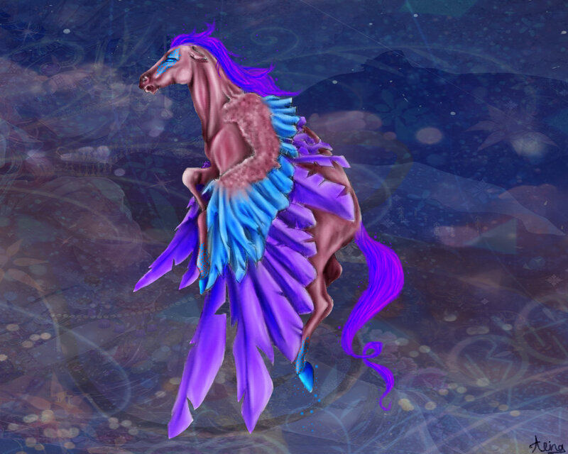 Purple-winged Horse