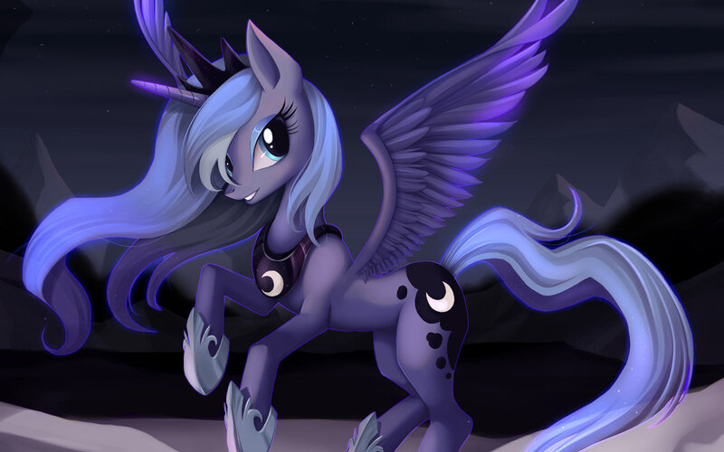 Purple Winged Pony