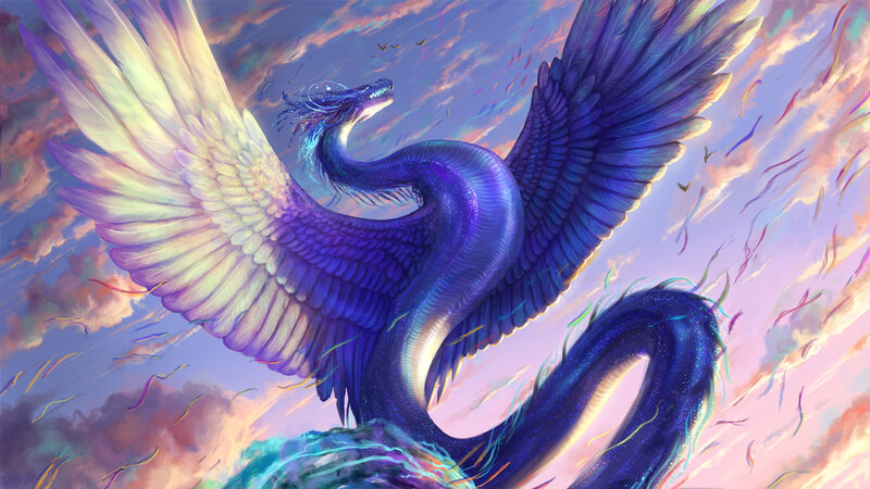 Purple Winged Serpent