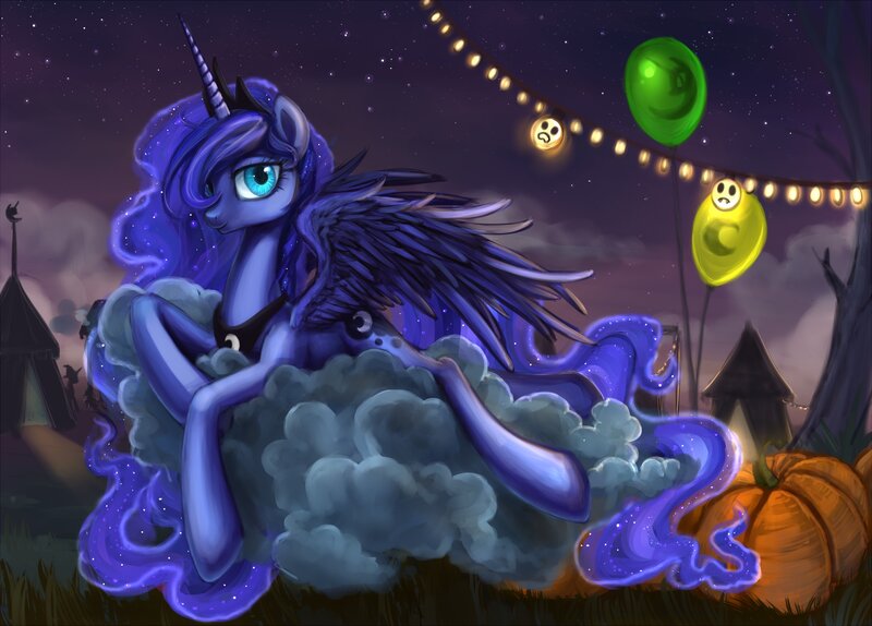 Purple Winged Unicorn — Mysterious