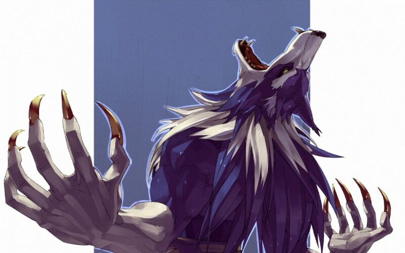 Purple Wolf Creature