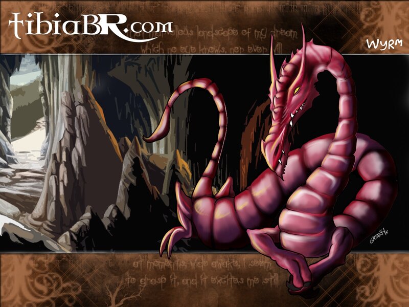 Purple Worm Creature — Dramatic