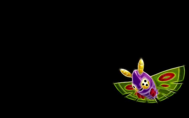 Purugly glowing artwork