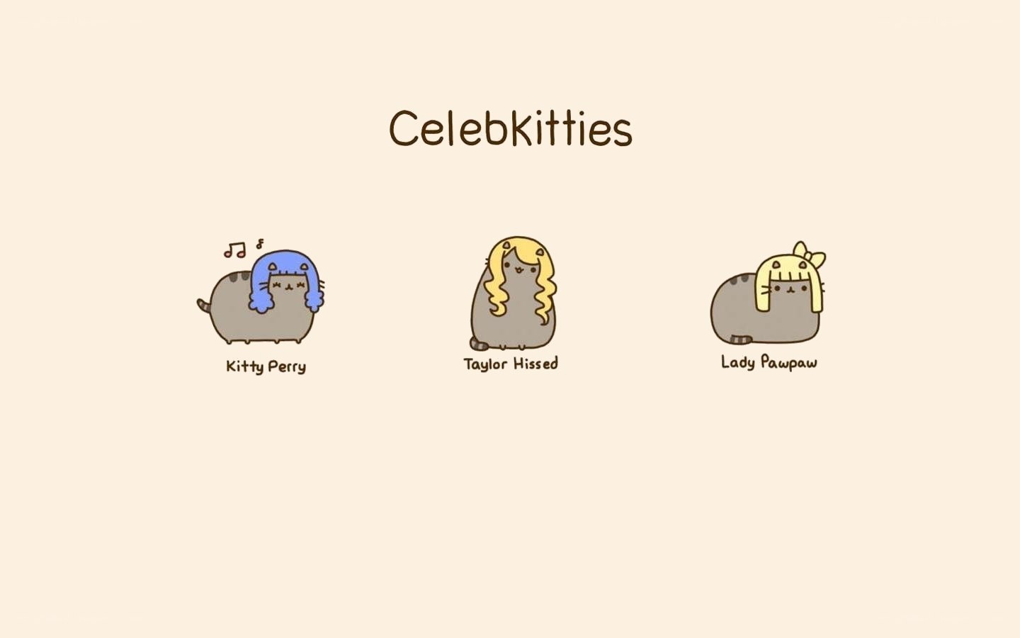 Pusheen celebrity parodies