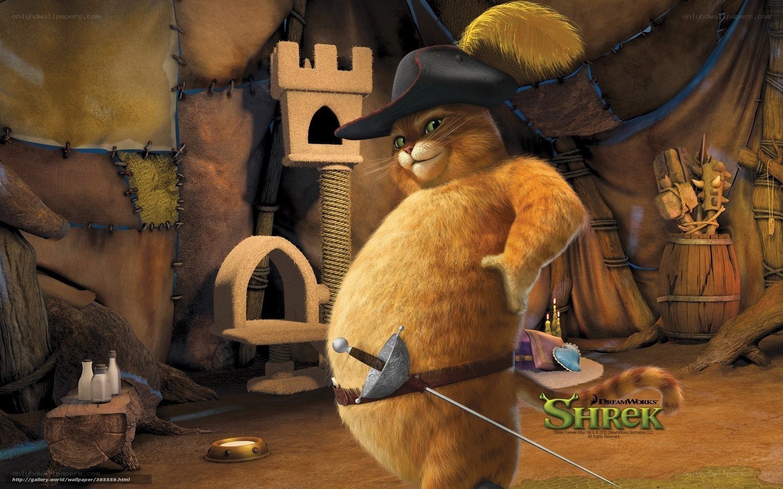 Puss in Boots from Shrek