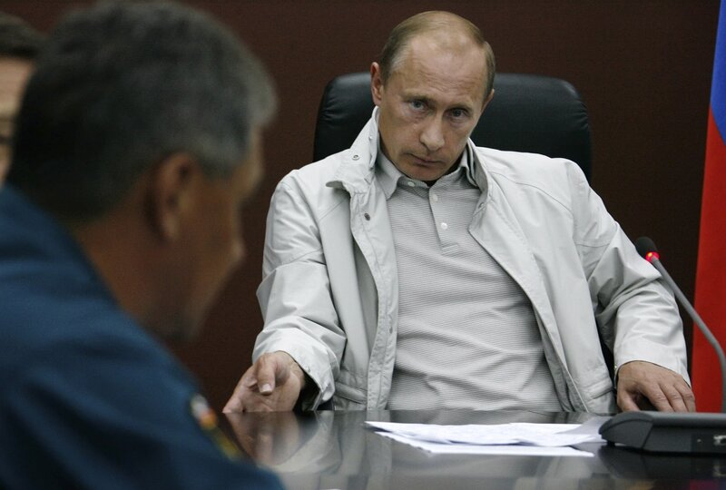 Putin in a meeting
