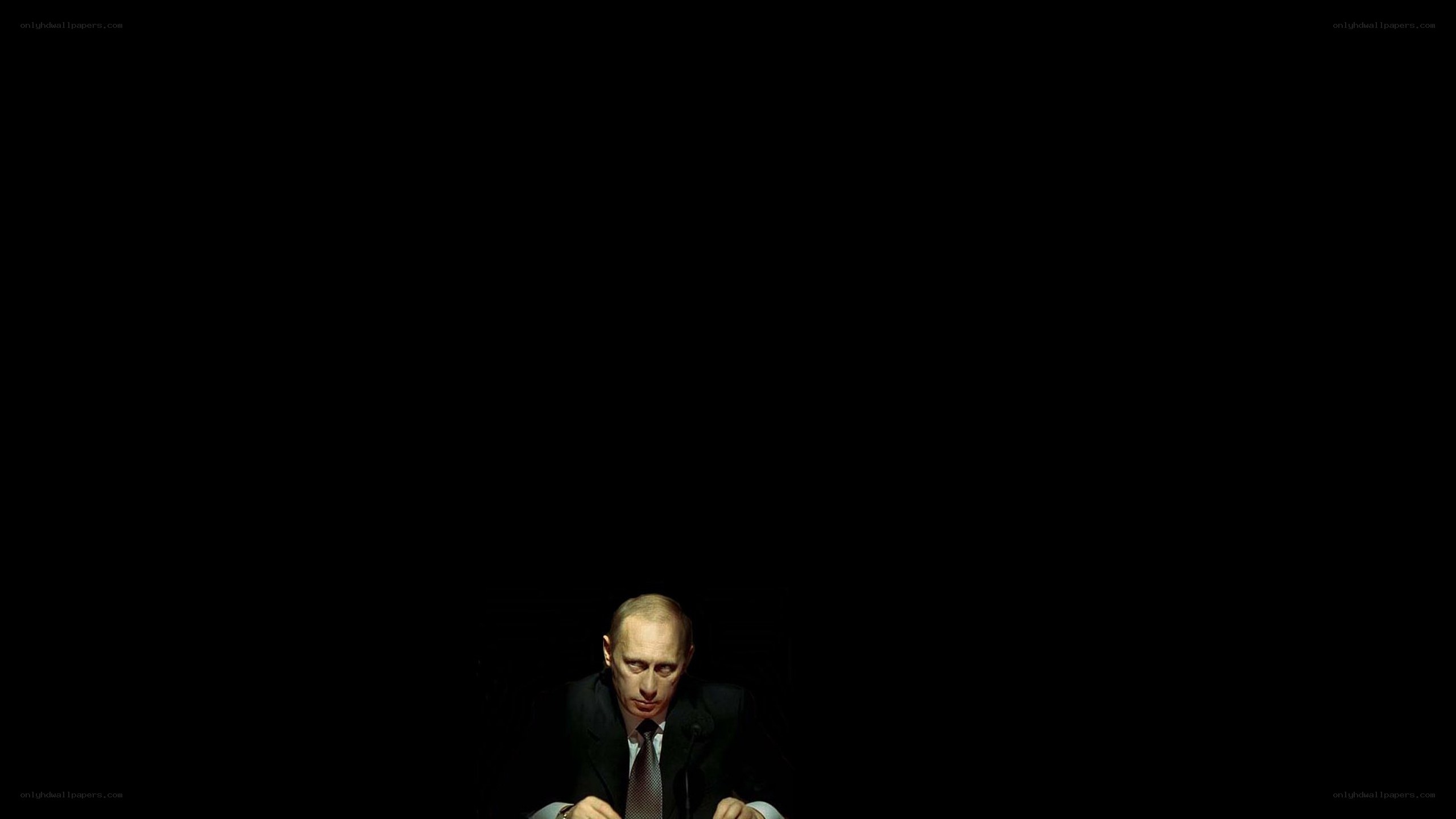Putin in dark setting