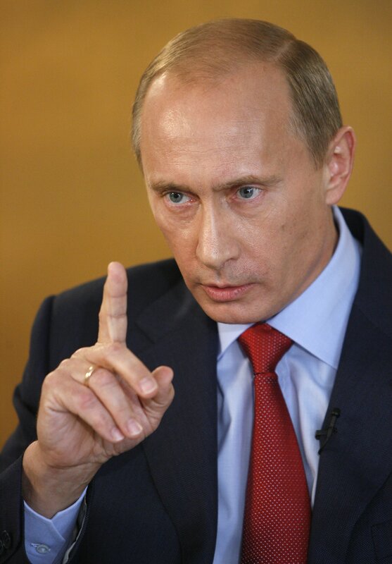 Putin making a point