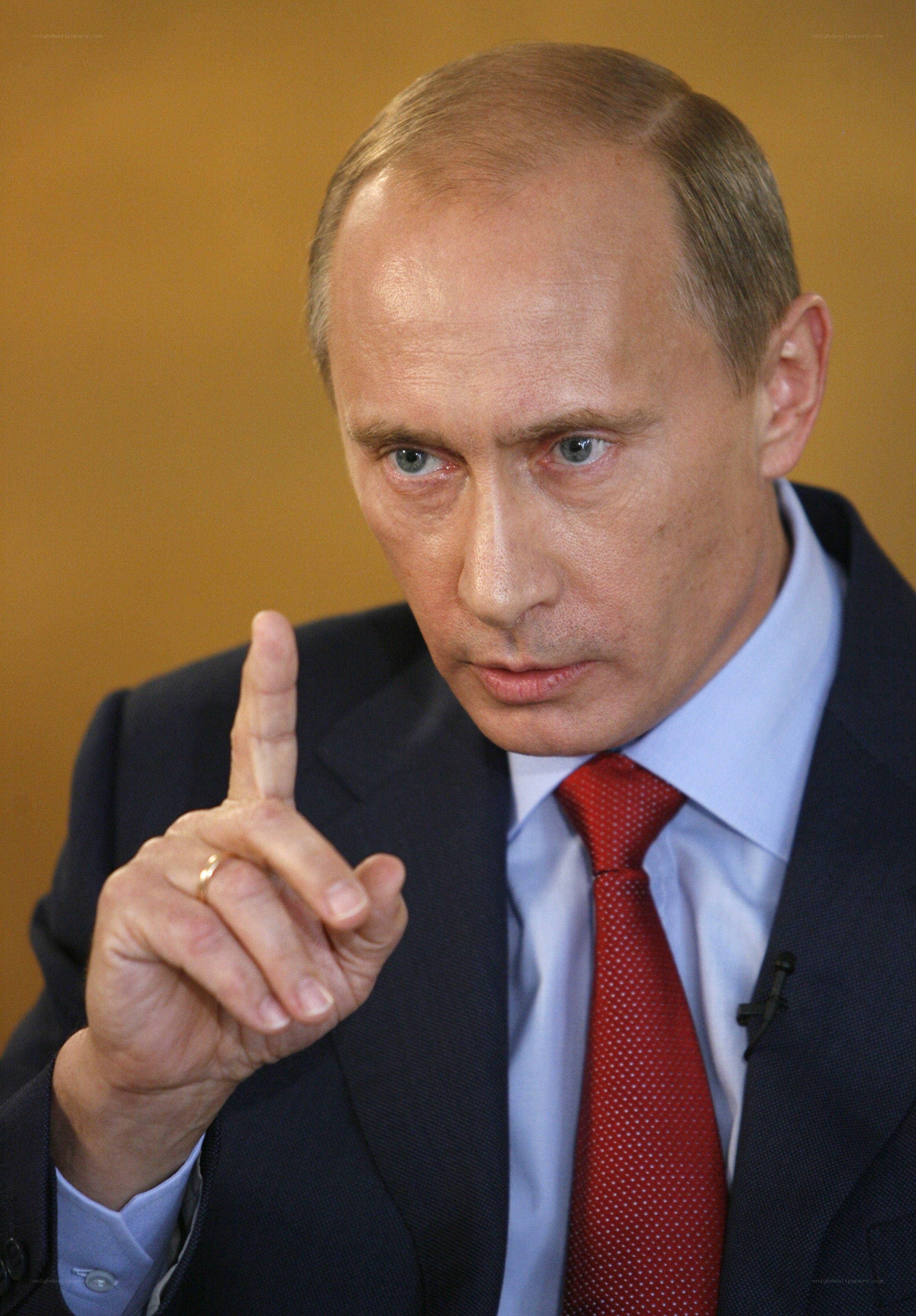 Putin making a point