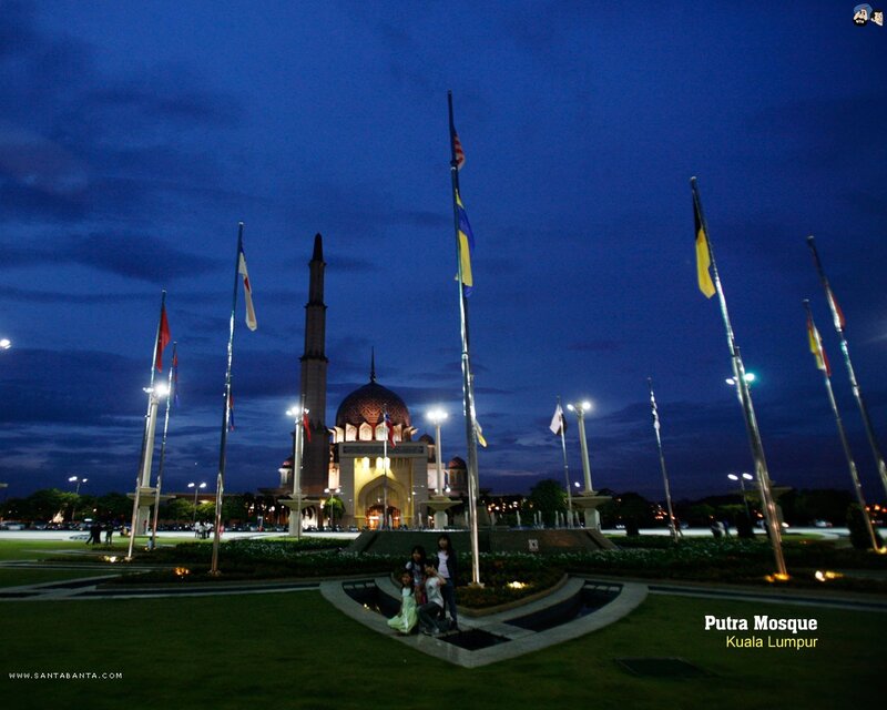 Putra Mosque at Night