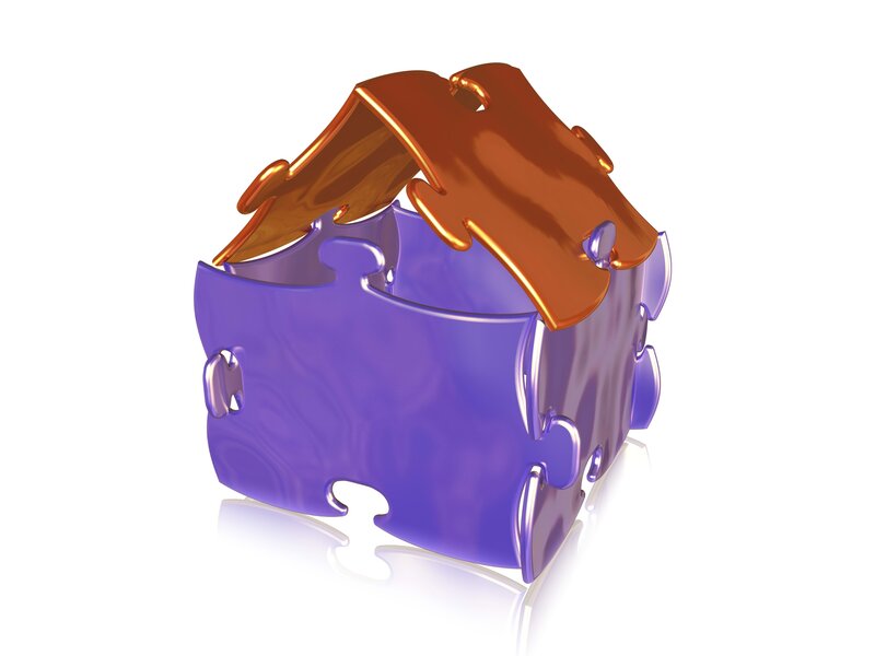 Puzzle house model