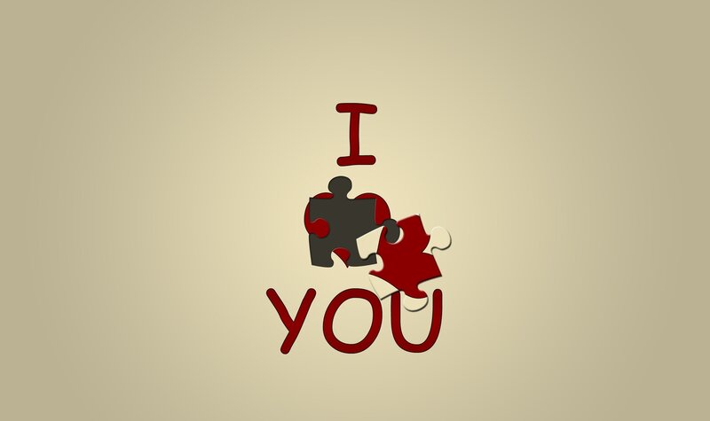 Puzzle Pieces Forming Heart