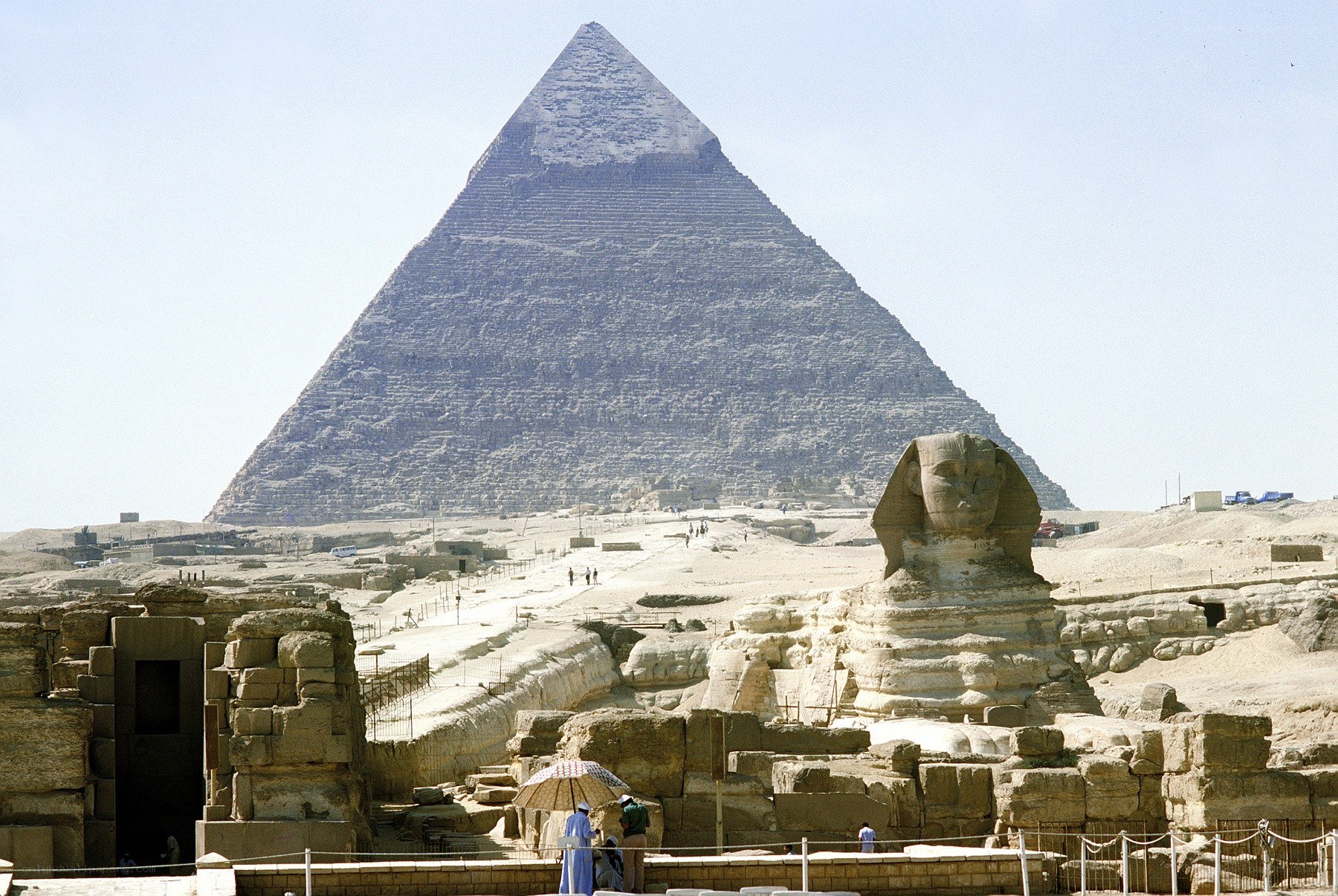 Pyramid and Sphinx at Giza