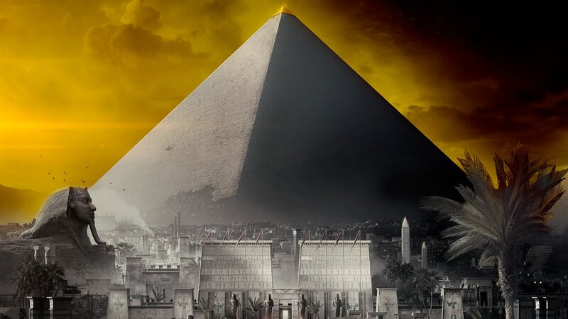 Pyramid and Sphinx