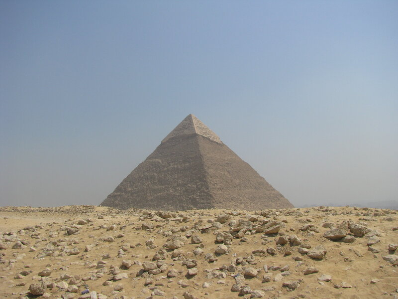Pyramid in the desert