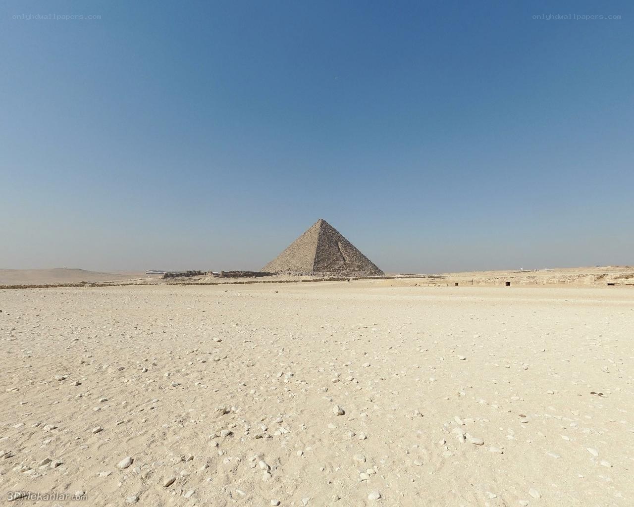 Pyramid in the desert