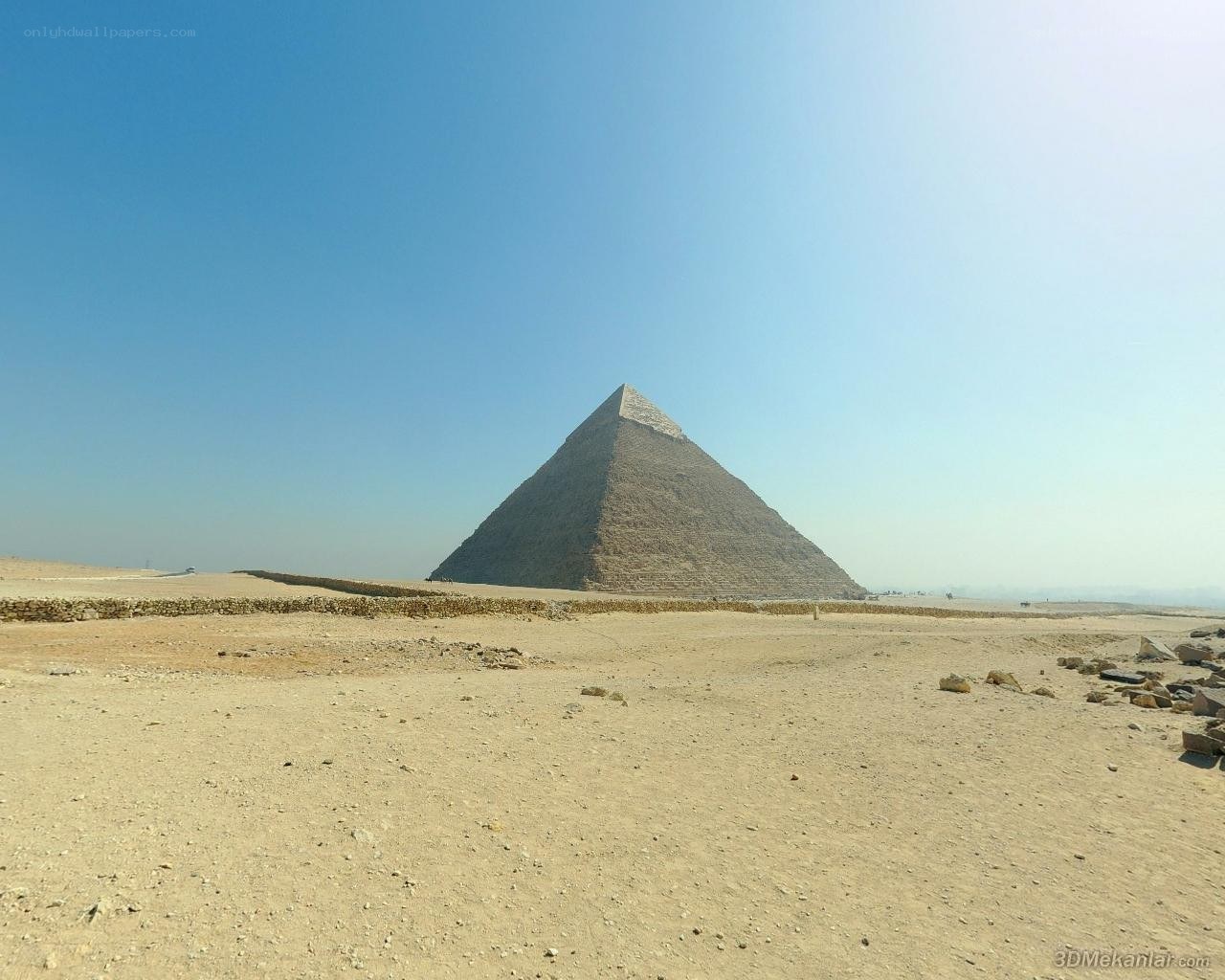 Pyramid in the desert