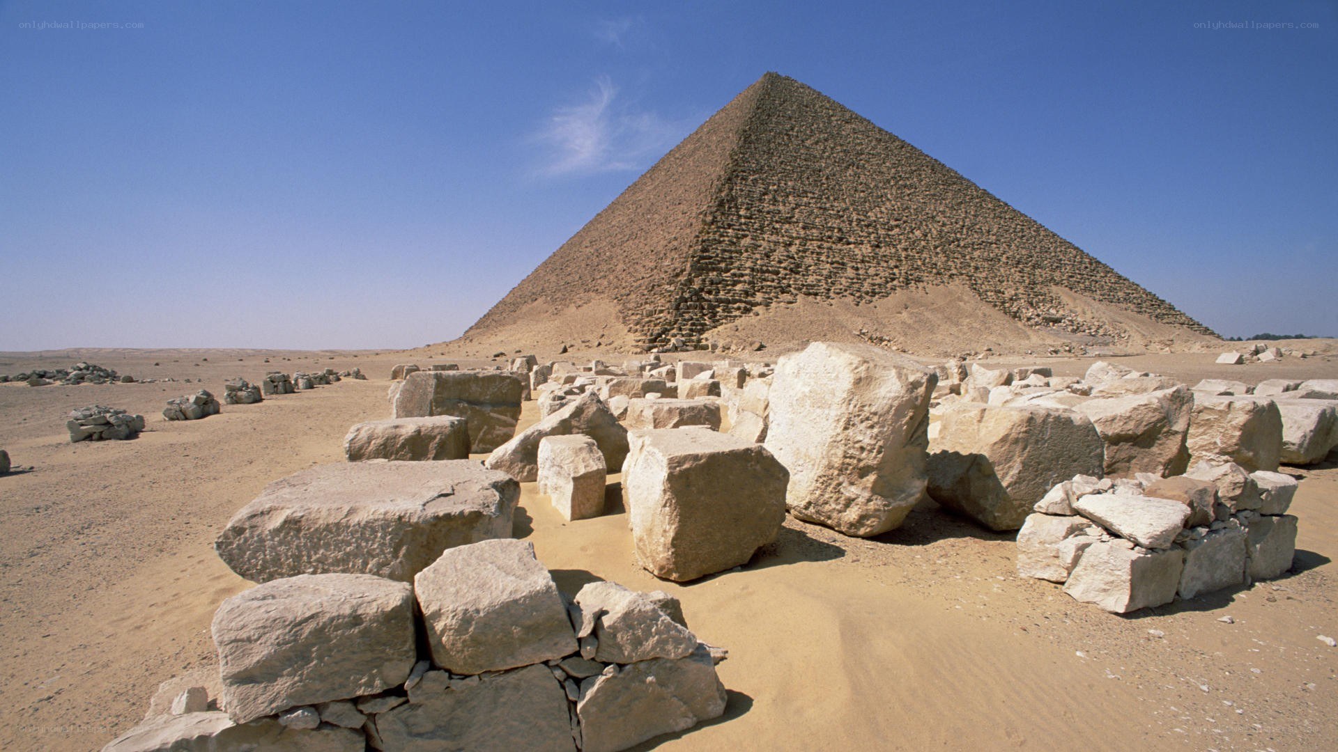 Pyramid in the desert
