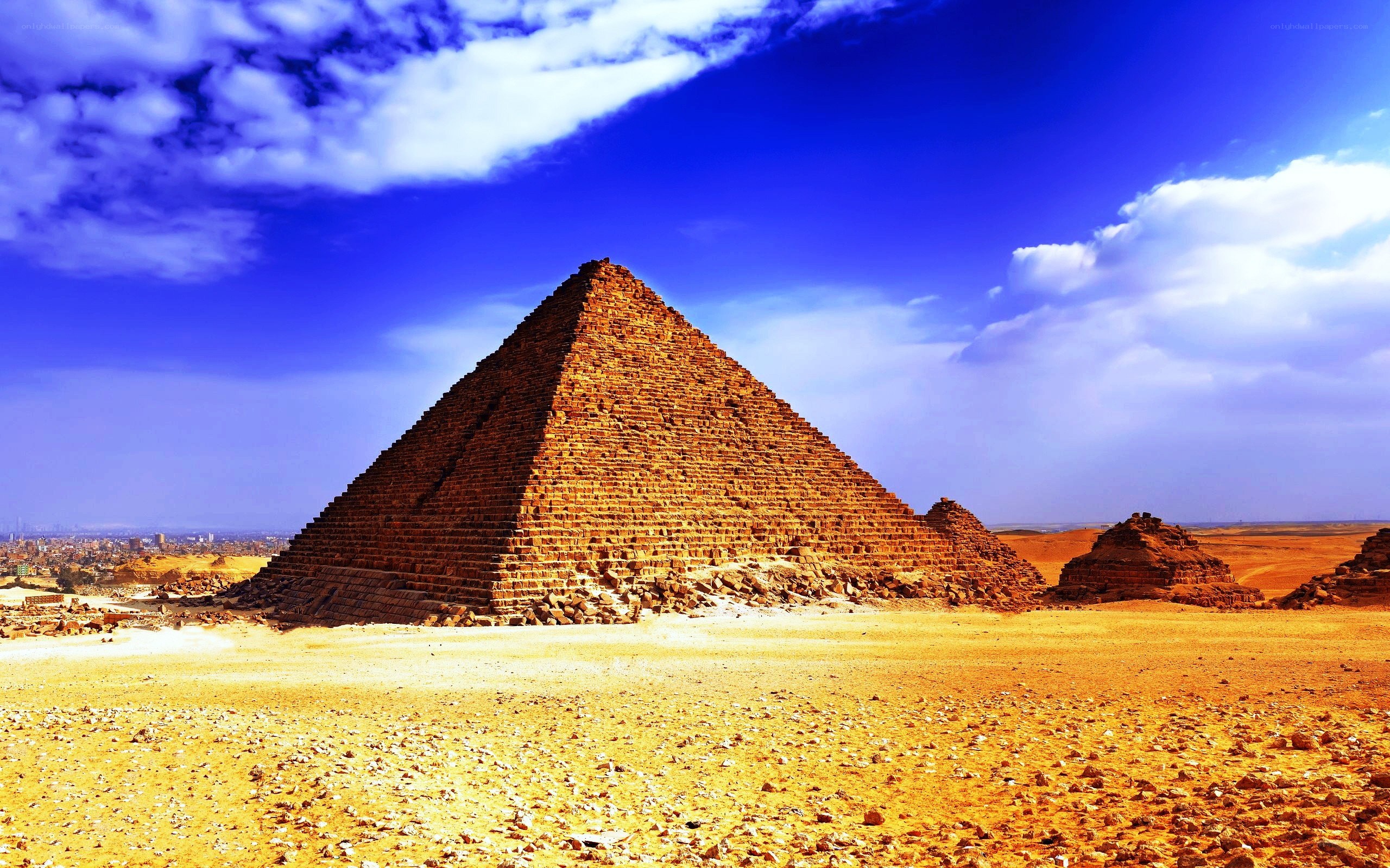 Pyramid in the desert