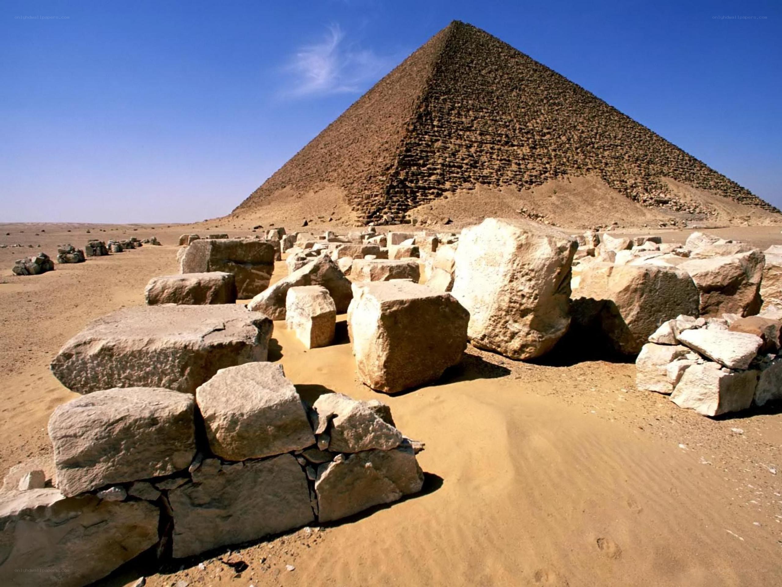 Pyramid in the desert