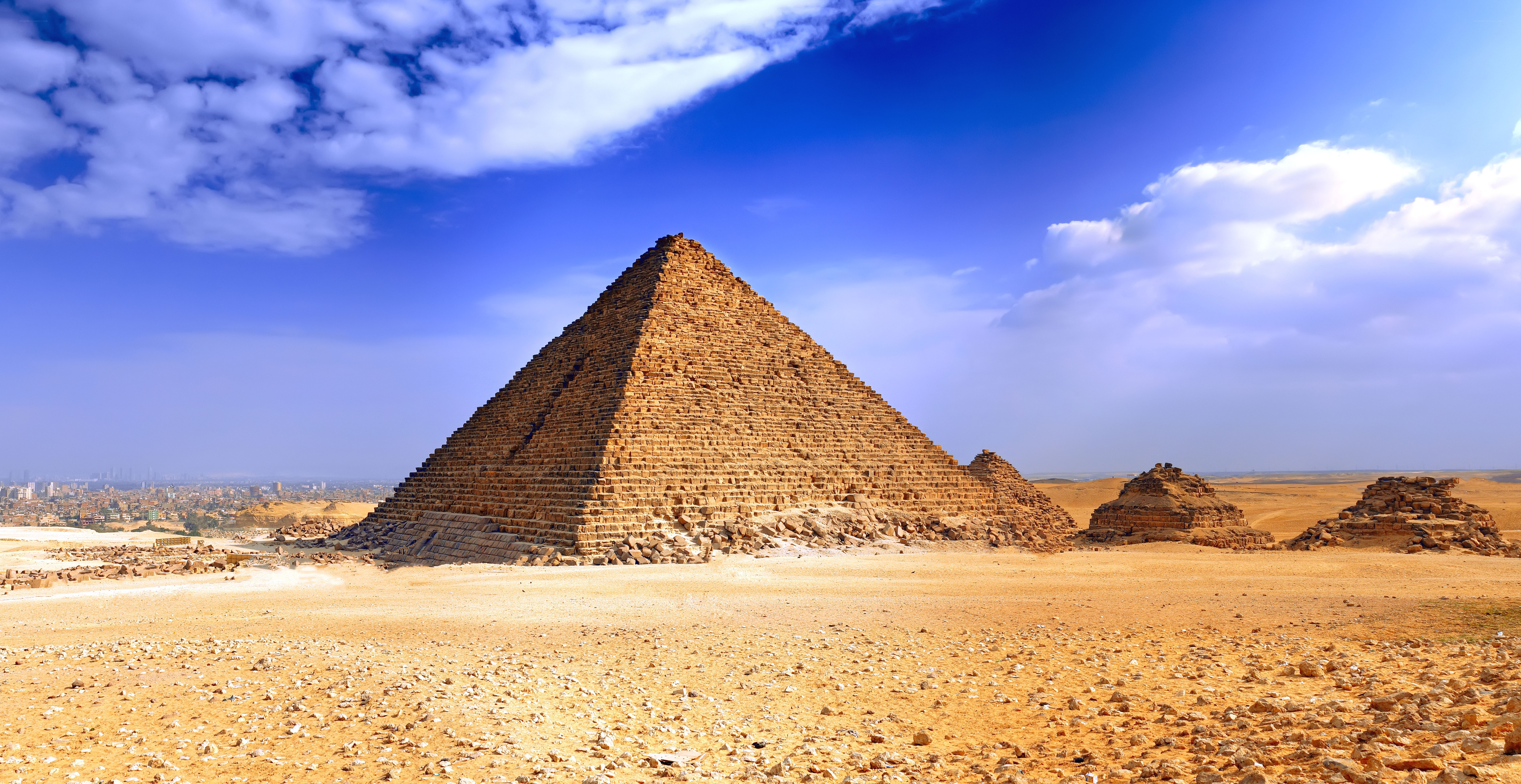 Pyramid in the desert