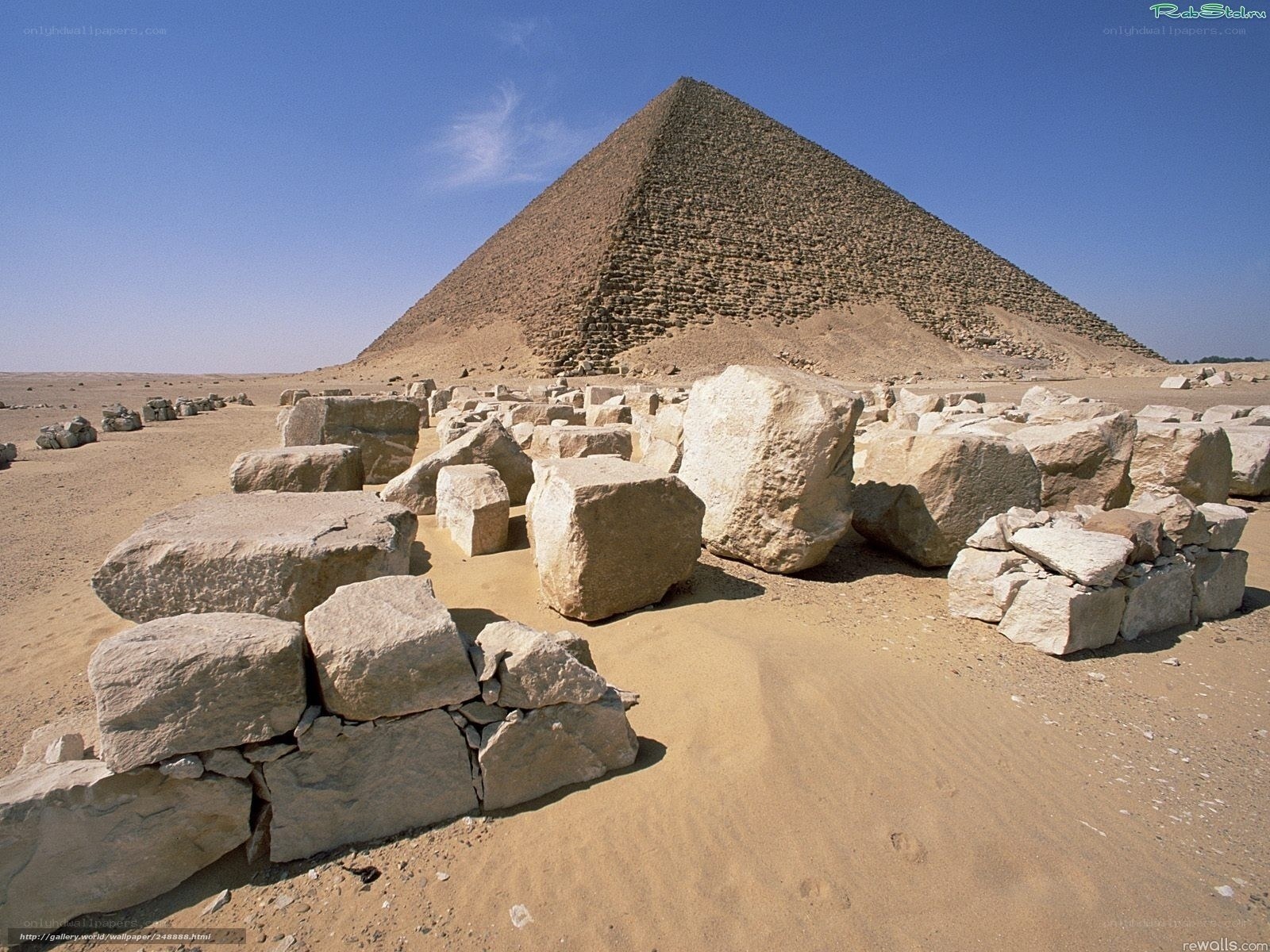 Pyramid in the desert