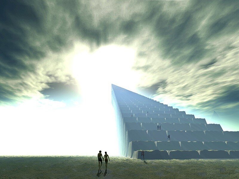 Pyramid of light