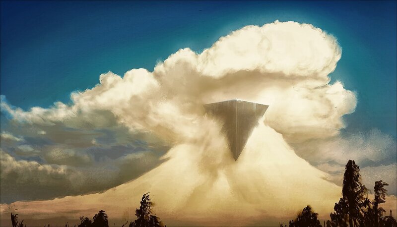 Pyramid-shaped Object