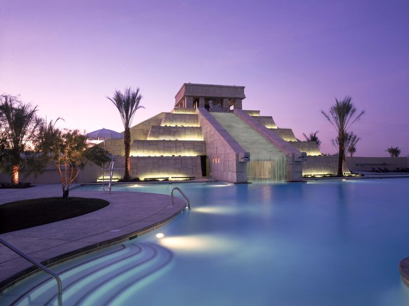 Pyramid-shaped Pool Structure