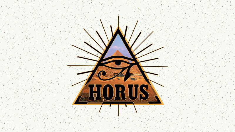 Pyramid with Eye Symbol — Brown