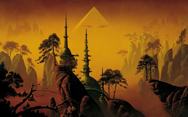 Pyramid with Eyes