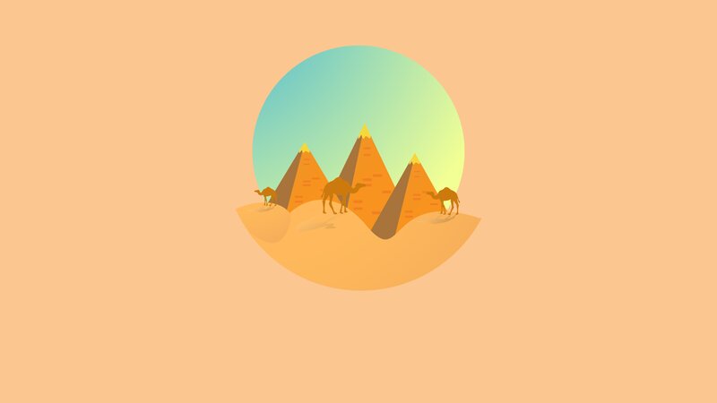 Pyramids and Camels