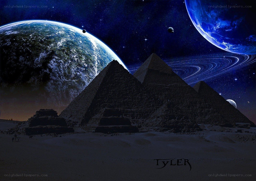 Pyramids in a cosmic landscape