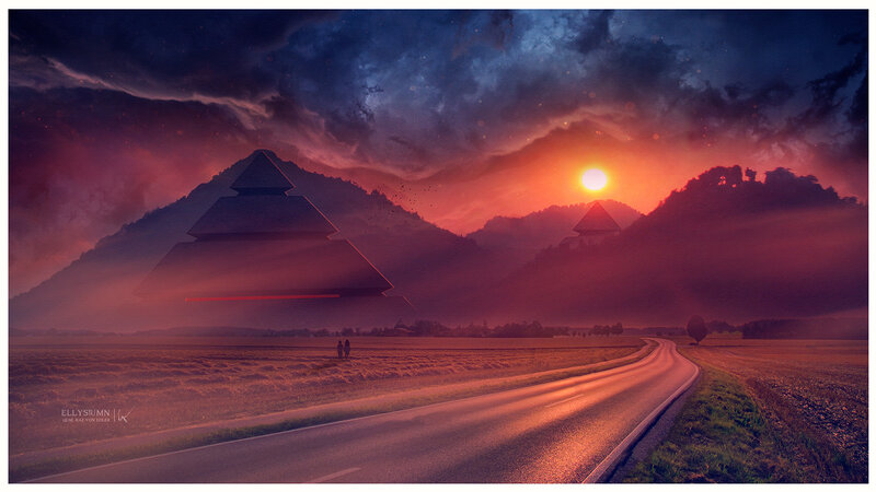 Pyramids in a Field