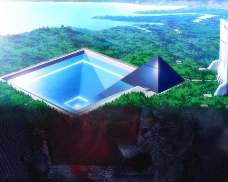 Pyramids in Forest — Green