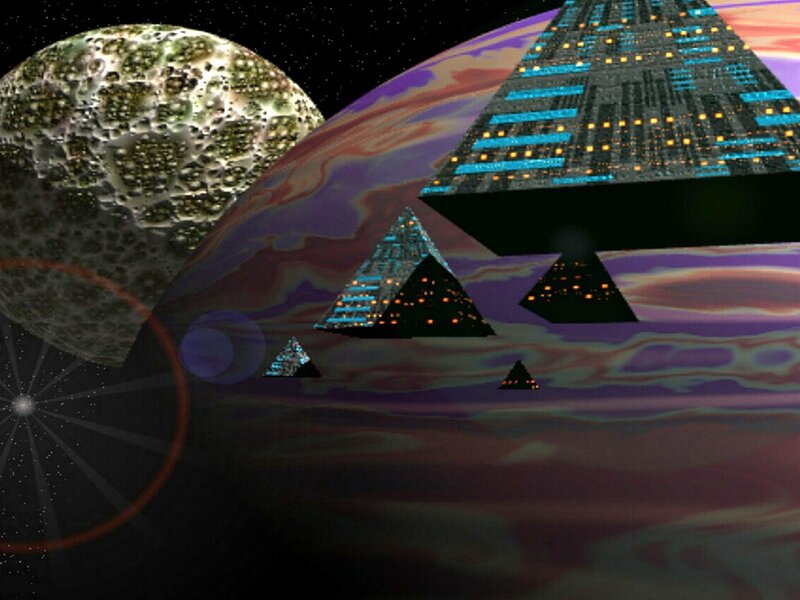 Pyramids in Space