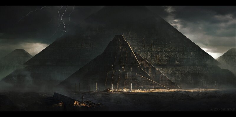 Pyramids in Storm