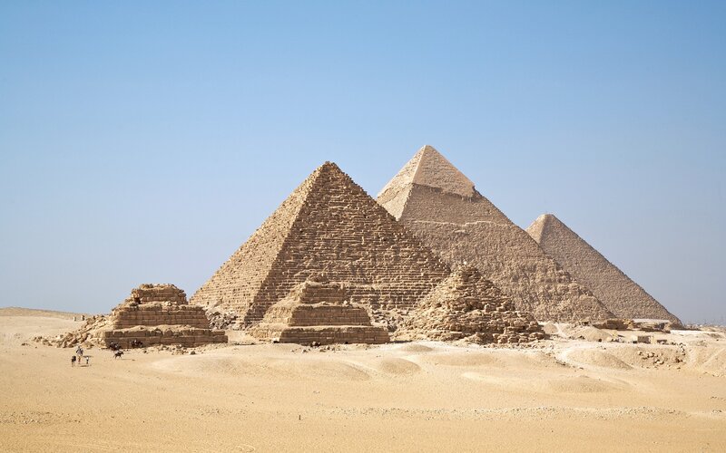 Pyramids of Giza — Beige, Serene