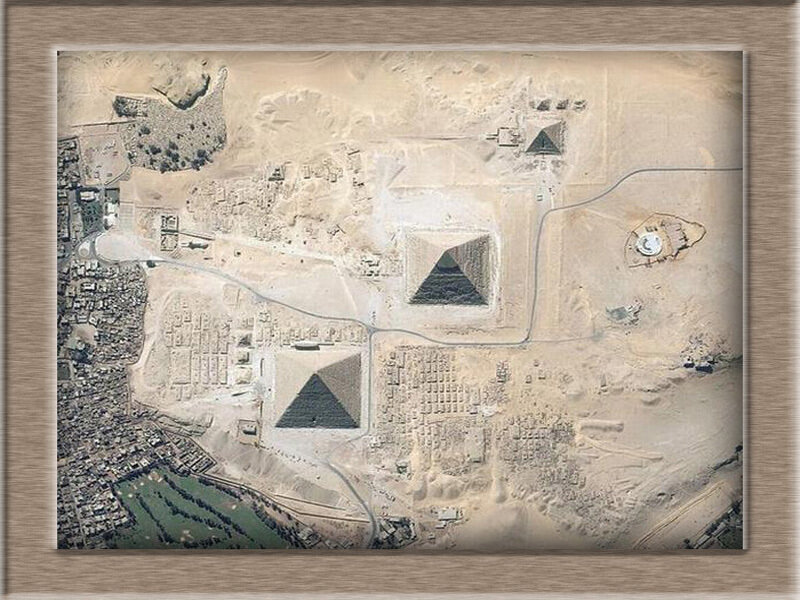 Pyramids of Giza — Beige