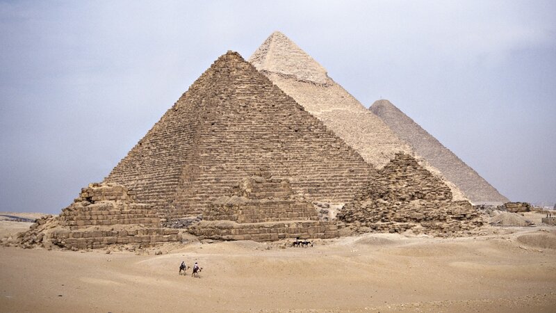 Pyramids of Giza in Egypt