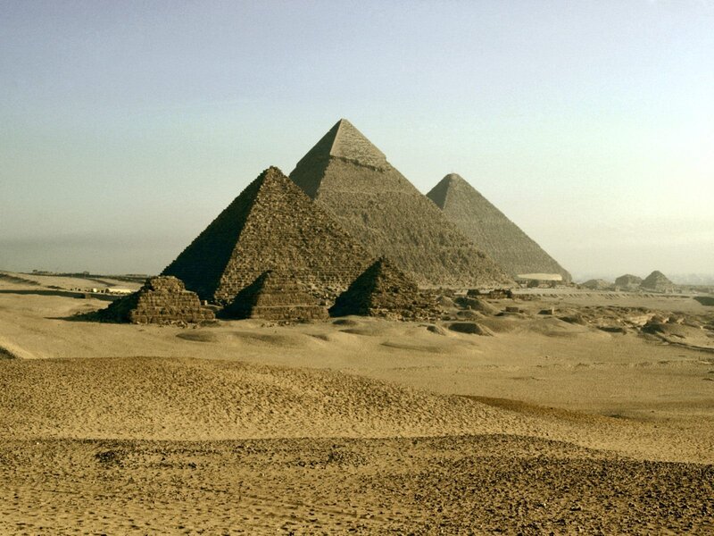 Pyramids of Giza in Egypt