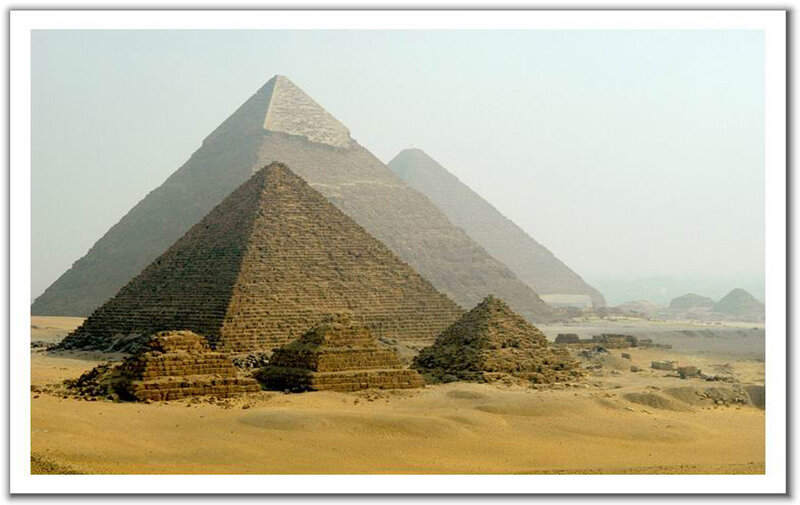 Pyramids of Giza in Egypt