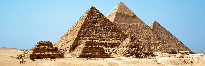 Pyramids of Giza in Egypt
