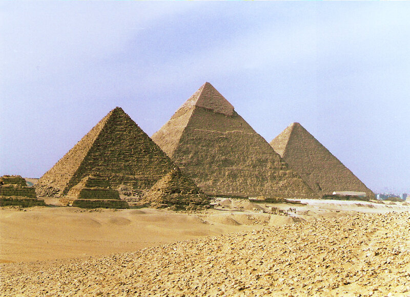 Pyramids of Giza in Egypt