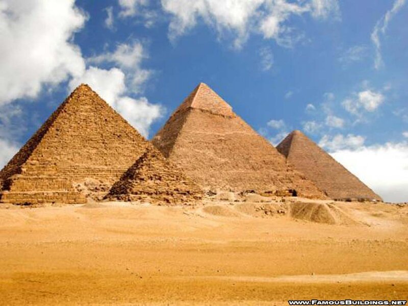 Pyramids of Giza in Egypt
