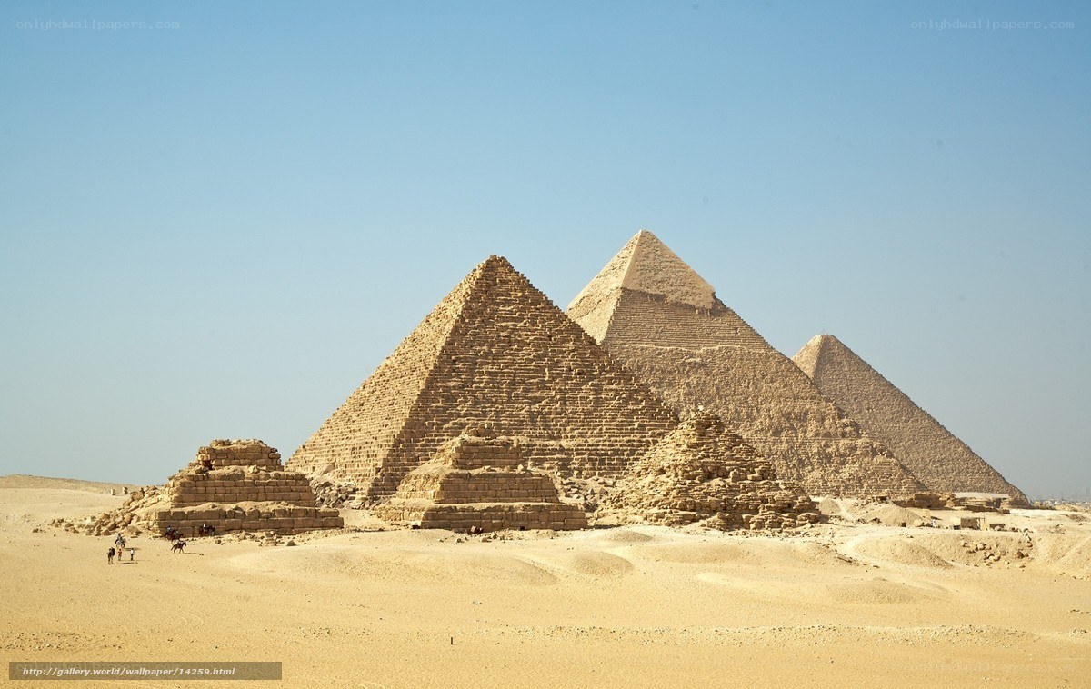Pyramids of Giza in Egypt