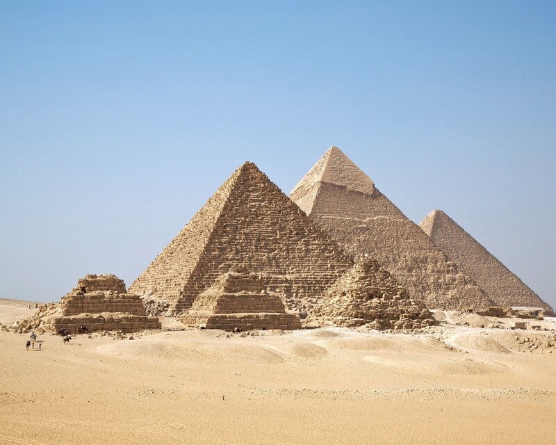Pyramids of Giza — Photograph