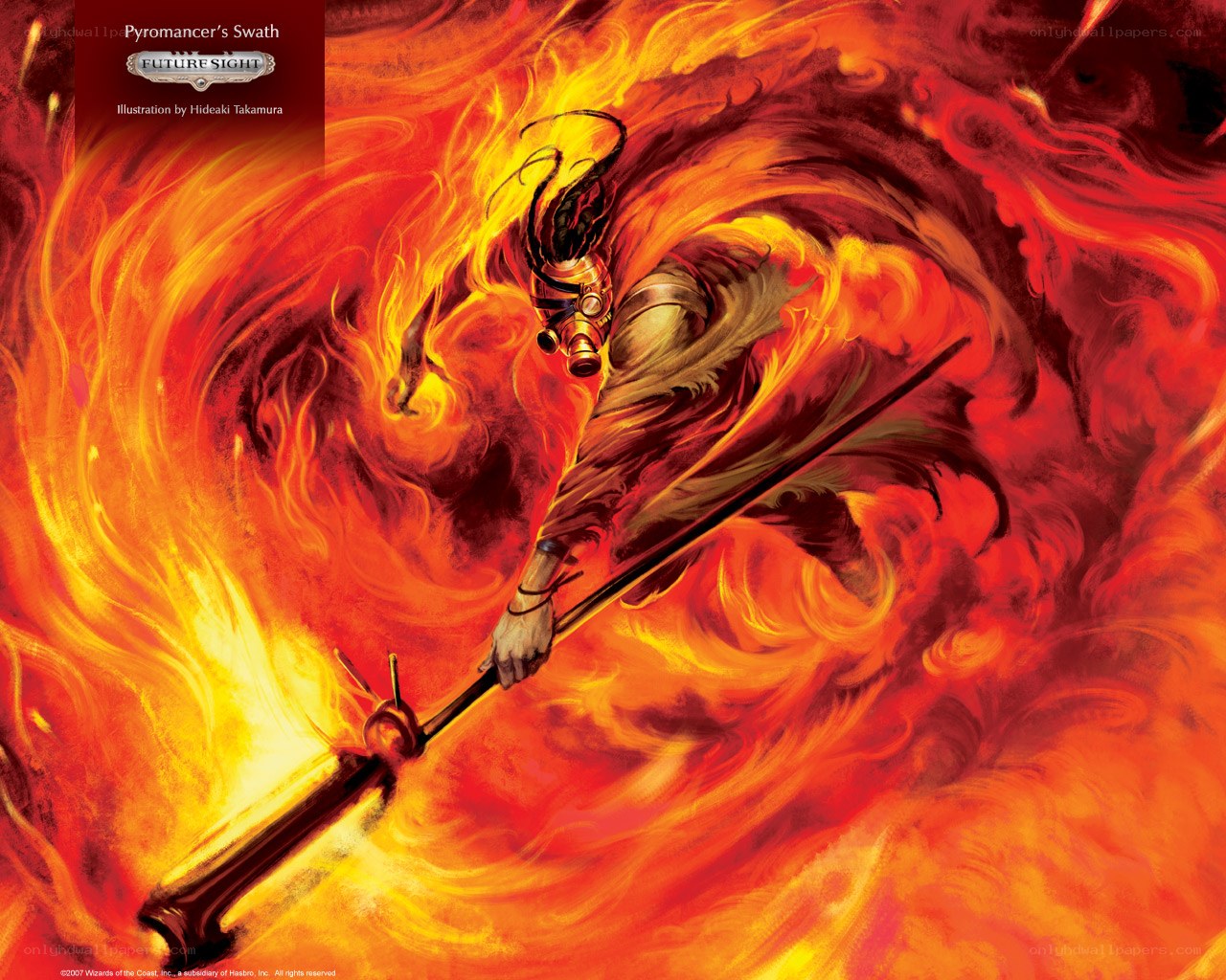Pyromancer in a fire storm