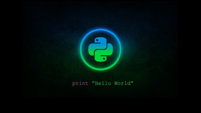 Python Logo and Code