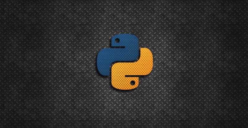 Python Logo on Metal